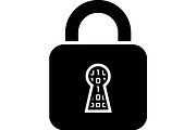 Padlock and Security Keyhole, a Technology Illustration by balal (Thumbnail 6 of 13)