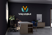 PSD Office Room Wall Logo Mockup, a Product Mockup by Ayy (Thumbnail 10 of 13)