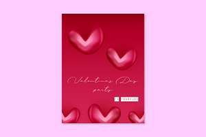 Valentine's Day Flyer or Poster, a Flyer Template by kh_cat