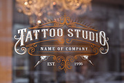 Set of vintage tattoo studio logos., a Branding & Logo Template by Harry Kasyanov (Thumbnail 8 of 8)