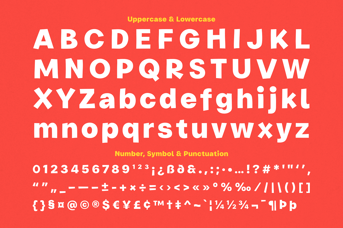 Chunky Chips - A Bold Display font, a Sans Serif Font by Ainun Jinan (Photo 8 of 9)