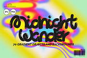 90s Midnight Rave Gradients, a Texture Graphic by angelainthefields (Thumbnail 1 of 9)