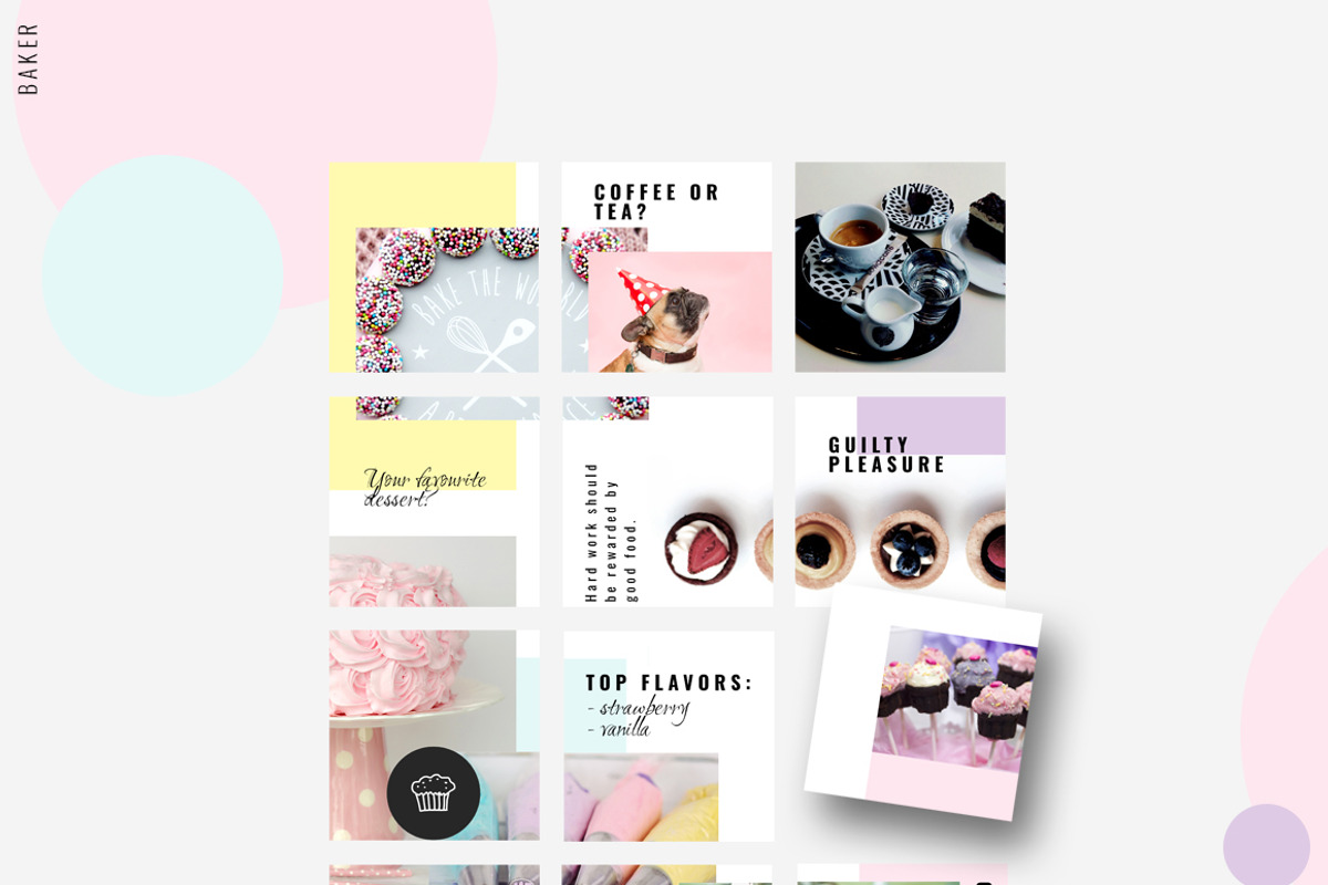81% OFF| BUNDLE v.2-Instagram Puzzle, a Social Media Template by CreativeFolks (Photo 7 of 18)