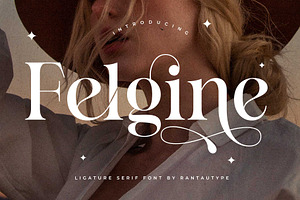 Felgine Ligature Serif Font