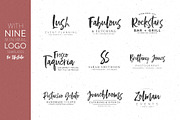 Bellissimo Typeface + Minimal Logos, a Script Font by Callie Rian & Co. (Thumbnail 9 of 11)