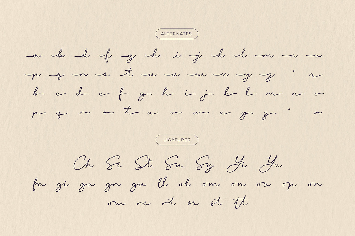 Vista Chopers – Natural Handwritten, a Script Font by Krismagraph (Photo 8 of 10)