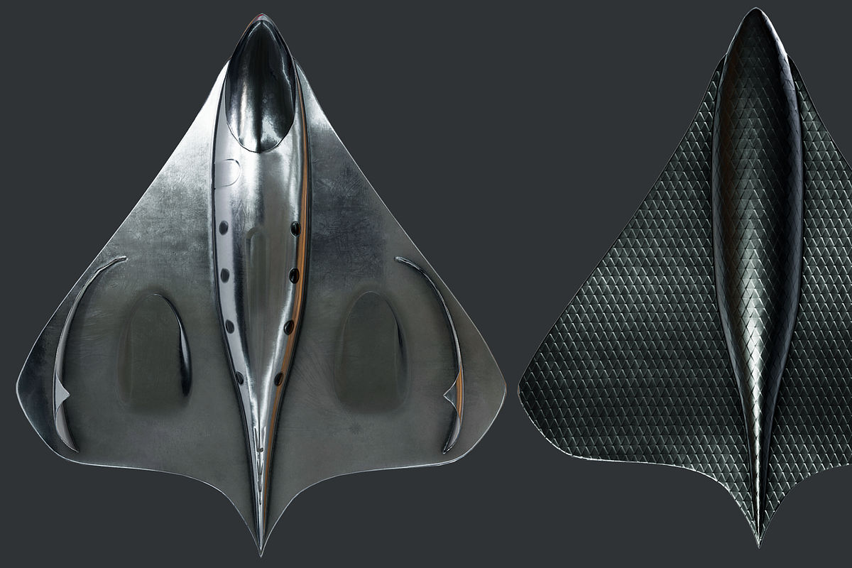 The Roswell UFO PBR, a Cars & Vehicle 3D Model by GamePoly (Photo 3 of 6)