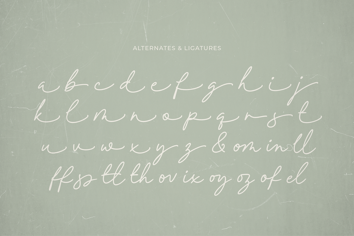 Collins Hearthfield a Script Font, a Handwritten Font by Ainun Jinan (Photo 10 of 11)