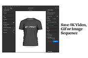 Men's T-shirt Mockup - 3D Stager, a Shirt Mockup by rebrandy (Thumbnail 10 of 15)