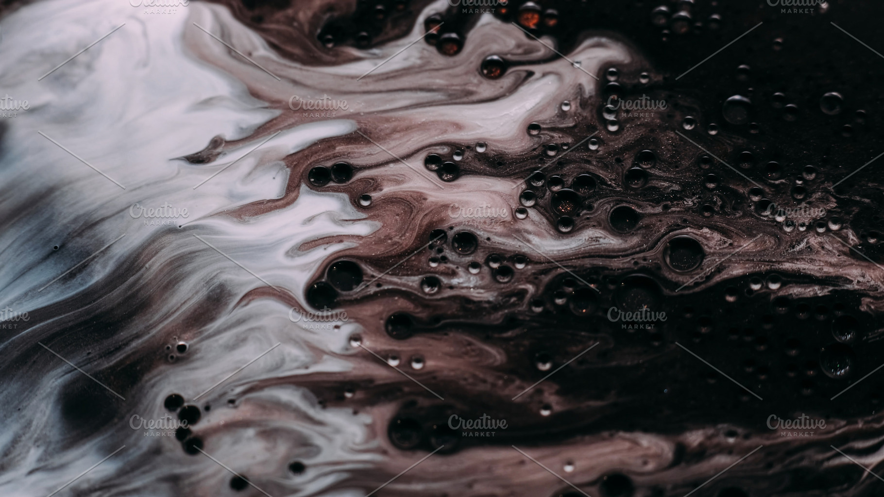 Oil art paint mix ink water bubbles fluid drop art, a Background Photo by Photo Drive Studio