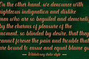 Wildaloney Script, a Script Font by akrtype (Thumbnail 6 of 7)