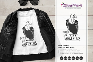 Wild And Dangerous Fun Vulture SVG