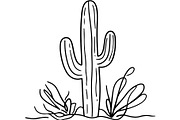 Desert Cactus SVG Bundle, an Object Graphic by Designer_Momina (Thumbnail 13 of 16)