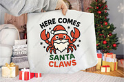 Here Comes Santa Claws PNG, an Illustration by CraftArtStudio (Thumbnail 2 of 4)