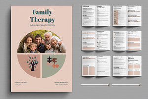 Family Therapy Template, a Stationery Template by MightyDesign
