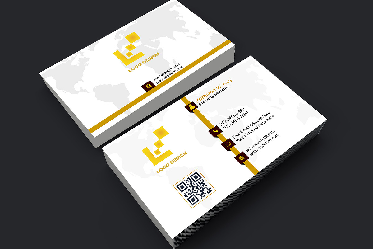 Simple Corporate Card PSD preview 5