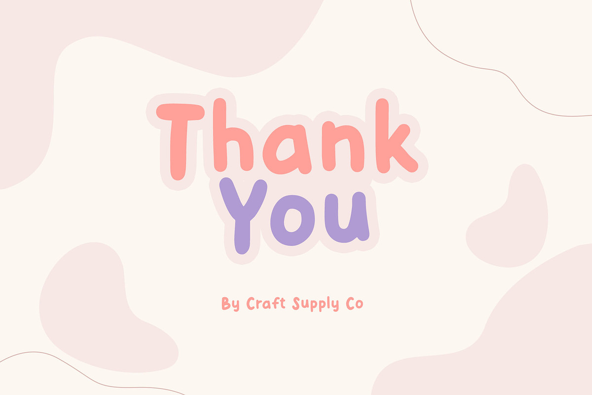 Kiddosy - Playful Display Font, a Font by Craft Supply Co. (Photo 9 of 9)