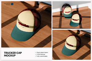 Trucker Cap Mockup