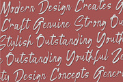 Megoligon – Brush Script Font, a Script Font by Bayuktx (Thumbnail 6 of 9)