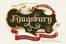 WT Kingsbury Font Bundle