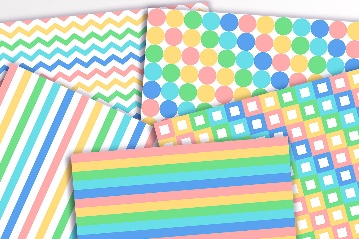Spring / Easter Digital Papers, a Pattern Graphic by The Digital Download Shop (Photo 2 of 3)