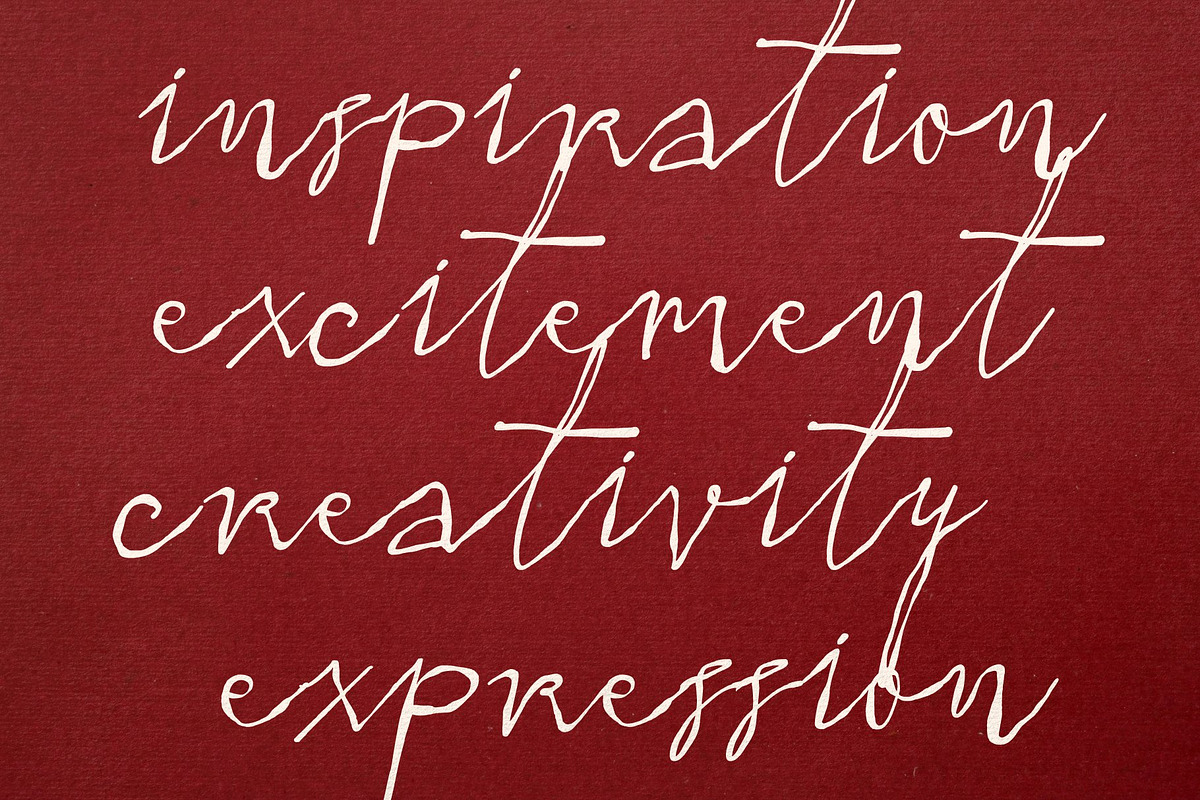 CS Bleora - Raw Script Font, a Script Font by Craft Supply Co. (Photo 5 of 8)