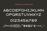 SALE : Forestion Font, a Sans Serif Font by FlashGraphics (Thumbnail 3 of 7)