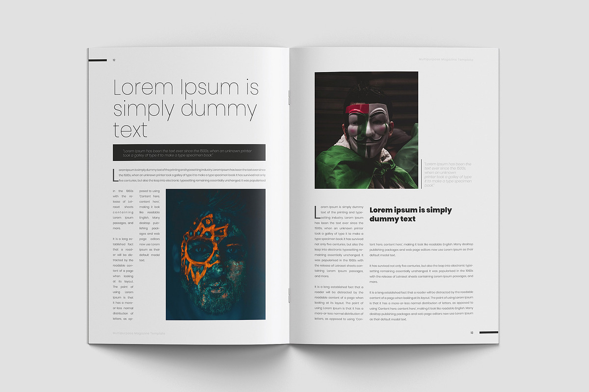 Fantasy Magazine Template, a Magazine Template by Amit Debnath (Photo 4 of 15)