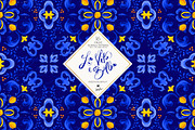 Amalfi Lemons & Mediterranean Tiles, a Pattern Graphic by KaramfilaS (Thumbnail 4 of 23)