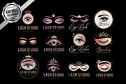 12 Feminine Eye Lash Logo Bundle, a Branding & Logo Template by Guavanaboy (Thumbnail 1 of 4)