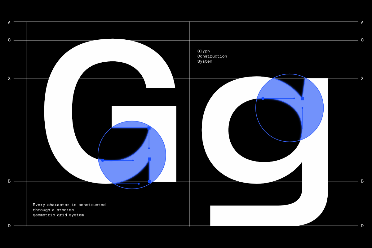 TBJ Serial Port Modern Grid Perfect, a Sans Serif Font by Taboja Studio (Photo 4 of 14)