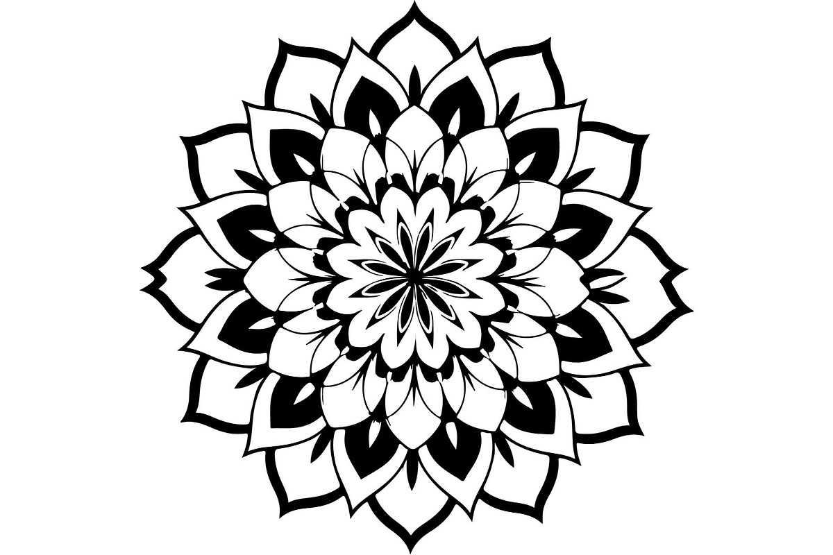 Ornamental Mandala Vector, an Object Graphic by Creativeshirt (Photo 7 of 19)