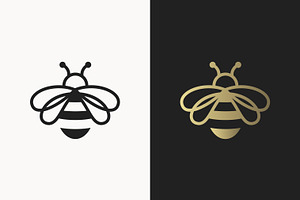 Bee Logo Iconic Branding Identity, a Branding & Logo Template by Signatoro
