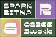 Quarkle - Modern Reverse Contrast, a Sans Serif Font by Typia Nesia (Thumbnail 7 of 15)