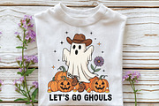 Let’s Go Ghouls Halloween PNG, an Illustration by CraftArtStudio (Thumbnail 2 of 4)