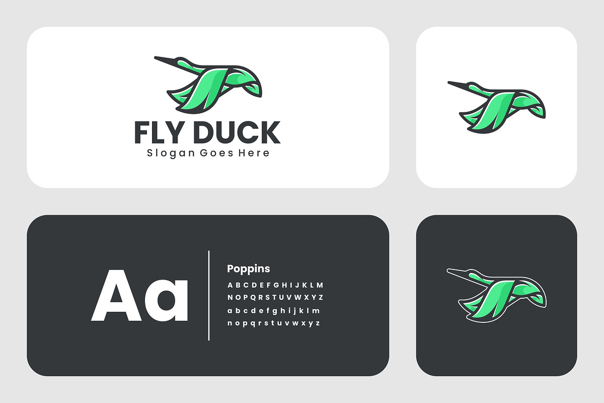Mascot Modern Flying Duck Logo, a Branding & Logo Template by Artnivora.Std (Photo 2 of 2)