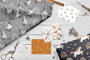 Little Unicorn vector clipart set, an Animal Illustration by Brandianna (Thumbnail 13 of 14)
