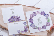Crocus Clipart Collection, an Object Graphic by Kate Galunga Artstore (Thumbnail 6 of 7)