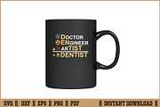 Doctor Engineer Artist Dentist SVG, a Work Illustration by Handy Arts Studio (Thumbnail 3 of 3)