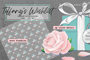 Tiffany's Wishlist Illustrations