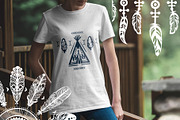 Tribal native ethnic design elements, a Decorative Illustration by ViktoriaARTprint (Thumbnail 8 of 9)