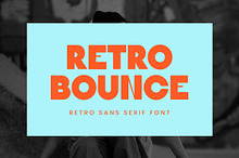 Retro Bounce Sans Serif Font