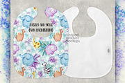 Dye Sublimation Baby Bib Mockup, a Product Mockup by StyledProductMockups (Thumbnail 3 of 4)