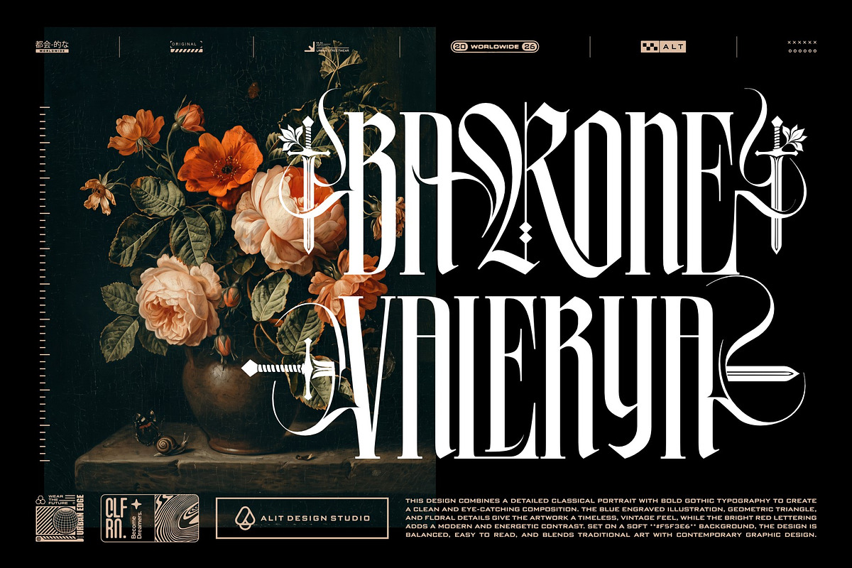 Makyos Gothic Typeface, a Blackletter Font by alit design (Photo 11 of 17)