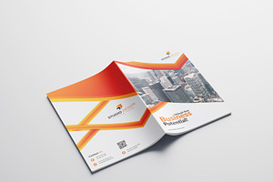 Modern Annual Report Template Design