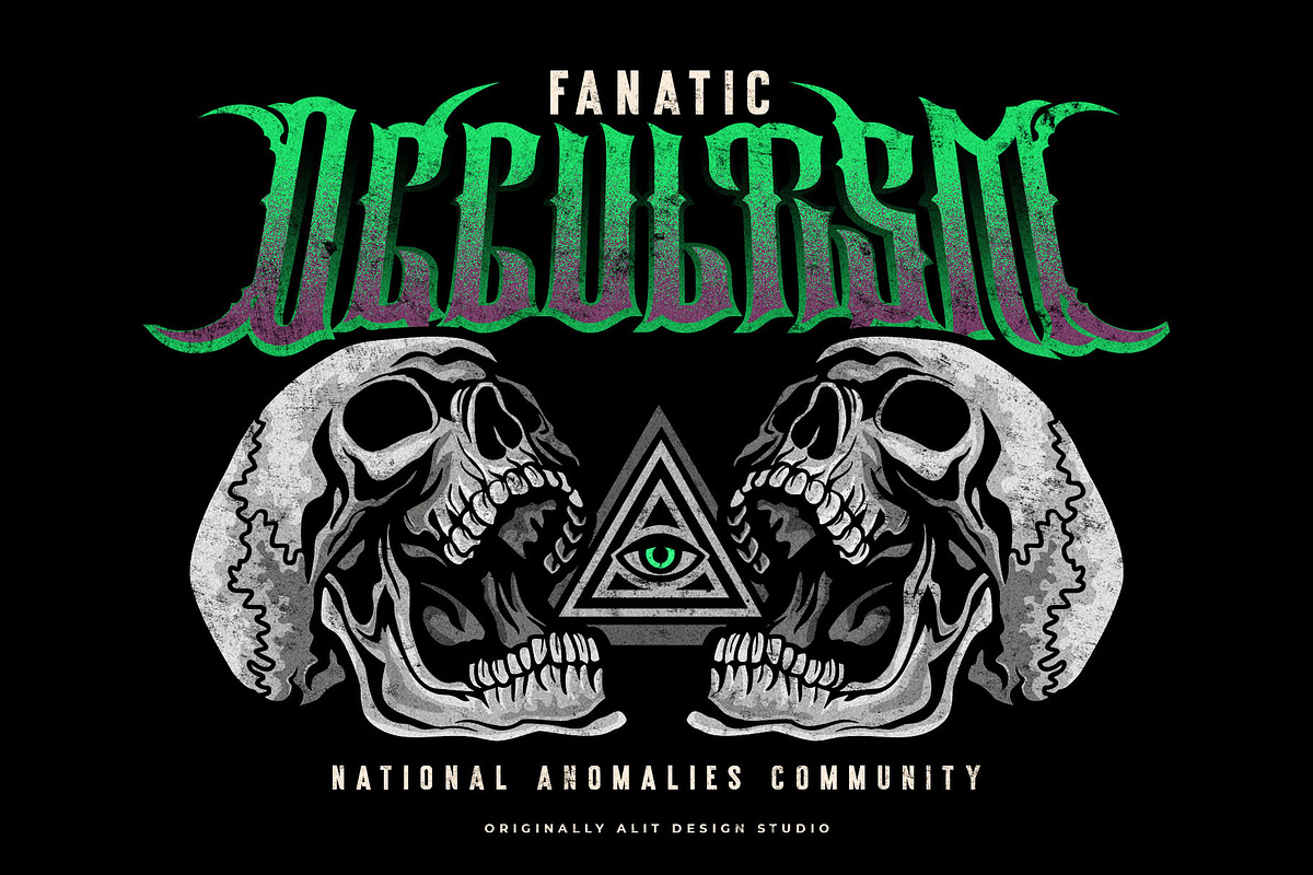 Darksad Typeface, a Blackletter Font by alit design (Photo 9 of 20)