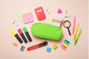 School stationery, school supplies, a School & Education Photo by Nadia-nb