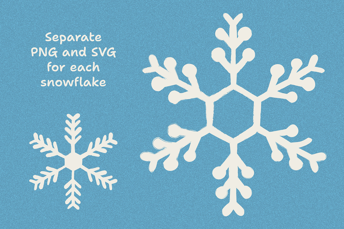 27 Hand Drawn Snowflakes, an Object Graphic by PixMarket (Photo 5 of 10)