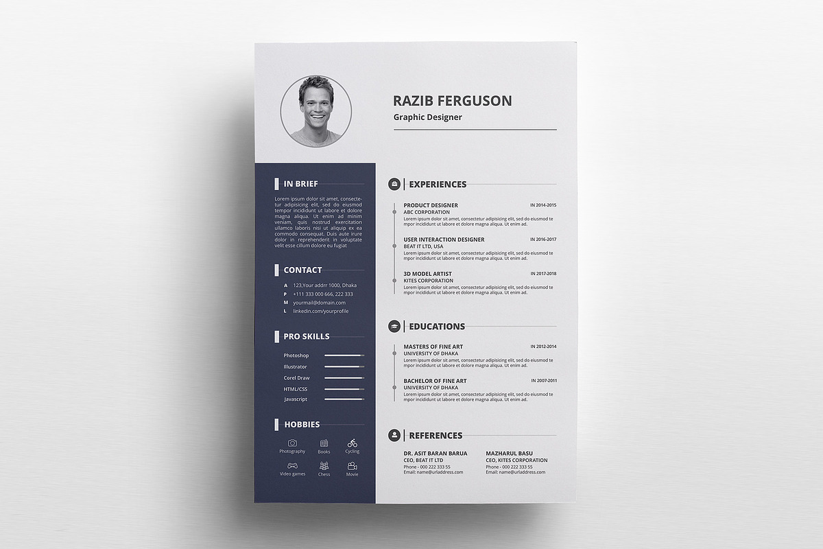 The Resume, a Resume Template by Rongmistiry (Photo 4 of 5)