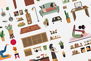 Prigel - Home Activity Modular Scene, an Illustration by Telllu & Friends (Thumbnail 6 of 6)